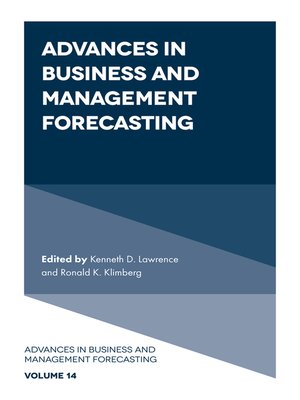 cover image of Advances in Business and Management Forecasting, Volume 14